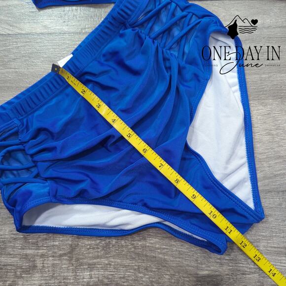 CharmLeaks High Waist Bikini Swimsuit Size L - Picture 3 of 4